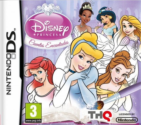Caratula de Princesas Disney: Cuentos Encantados para Nintendo DS