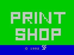 Pantallazo de Print Shop para Spectrum