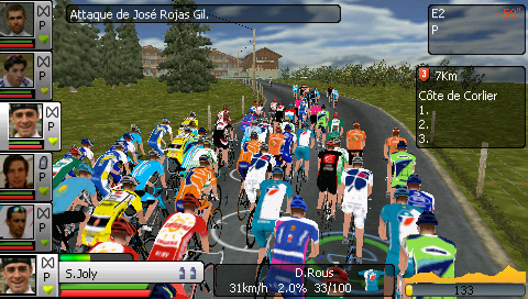 Pantallazo de Pro Cycling Saison 2007 para PSP