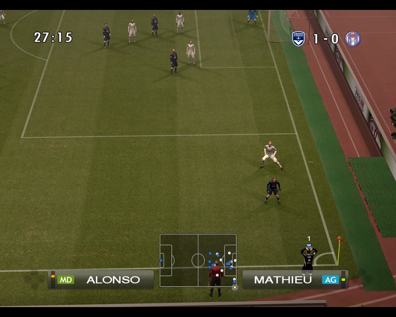 Pantallazo de Pro Evolution Soccer 2009 para PC