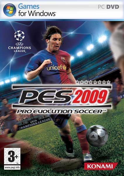 Caratula de Pro Evolution Soccer 2009 para PC