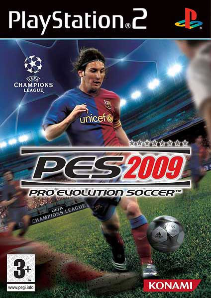 Caratula de Pro Evolution Soccer 2009 para PlayStation 2