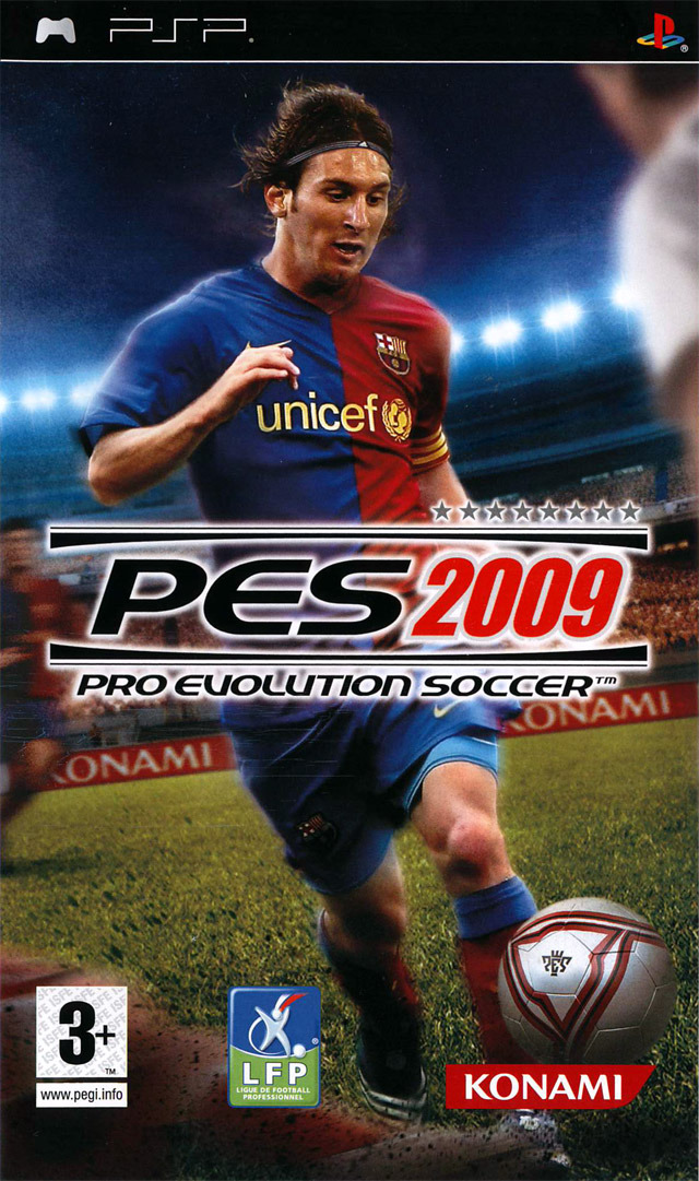 Caratula de Pro Evolution Soccer 2009 para PSP