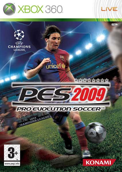 Caratula de Pro Evolution Soccer 2009 para Xbox 360