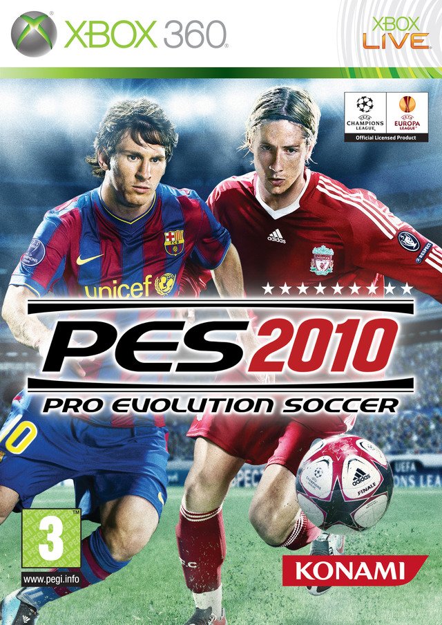 Caratula de Pro Evolution Soccer 2010 para Xbox 360