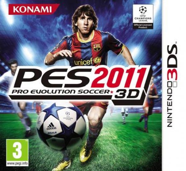 Caratula de Pro Evolution Soccer 2011 3D para Nintendo 3DS