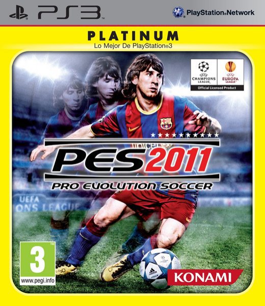 Caratula de Pro Evolution Soccer 2011 para PlayStation 3