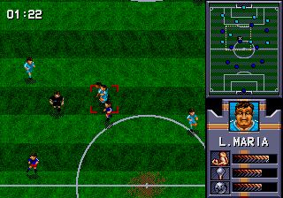 Pantallazo de Pro Moves Soccer para Sega Megadrive
