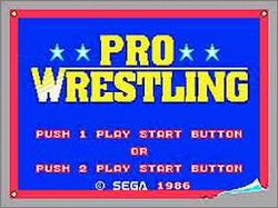 Pantallazo de Pro Wrestling para Sega Master System