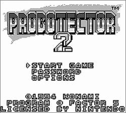 Pantallazo de Probotector 2 para Game Boy