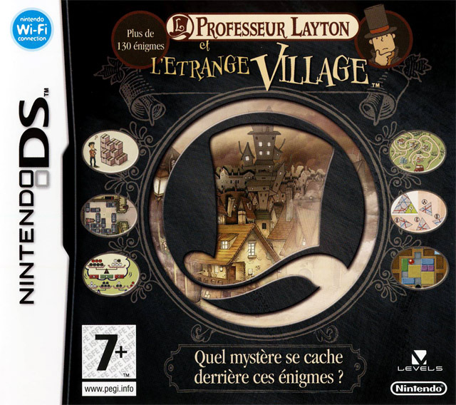 Caratula de Profesor Layton y la Villa Misteriosa, El para Nintendo DS