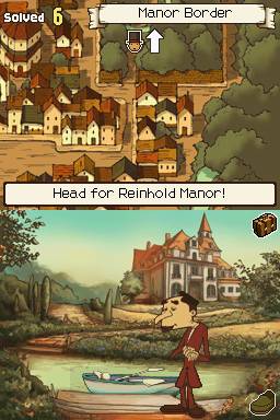 Pantallazo de Professor Layton and the Curious Village para Nintendo DS