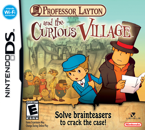 Caratula de Professor Layton and the Curious Village para Nintendo DS