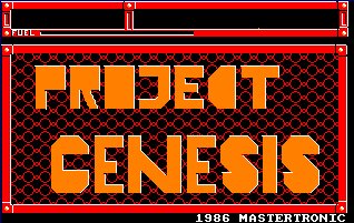 Pantallazo de Project Genesis para Amstrad CPC
