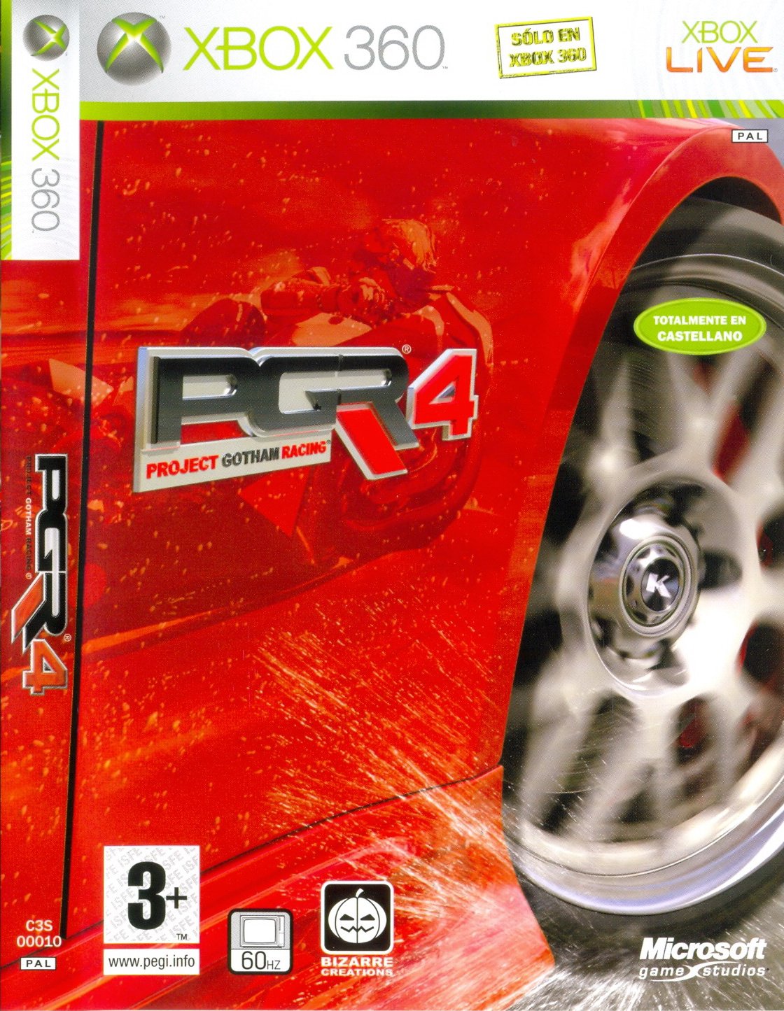 Caratula de Project Gotham Racing 4 para Xbox 360