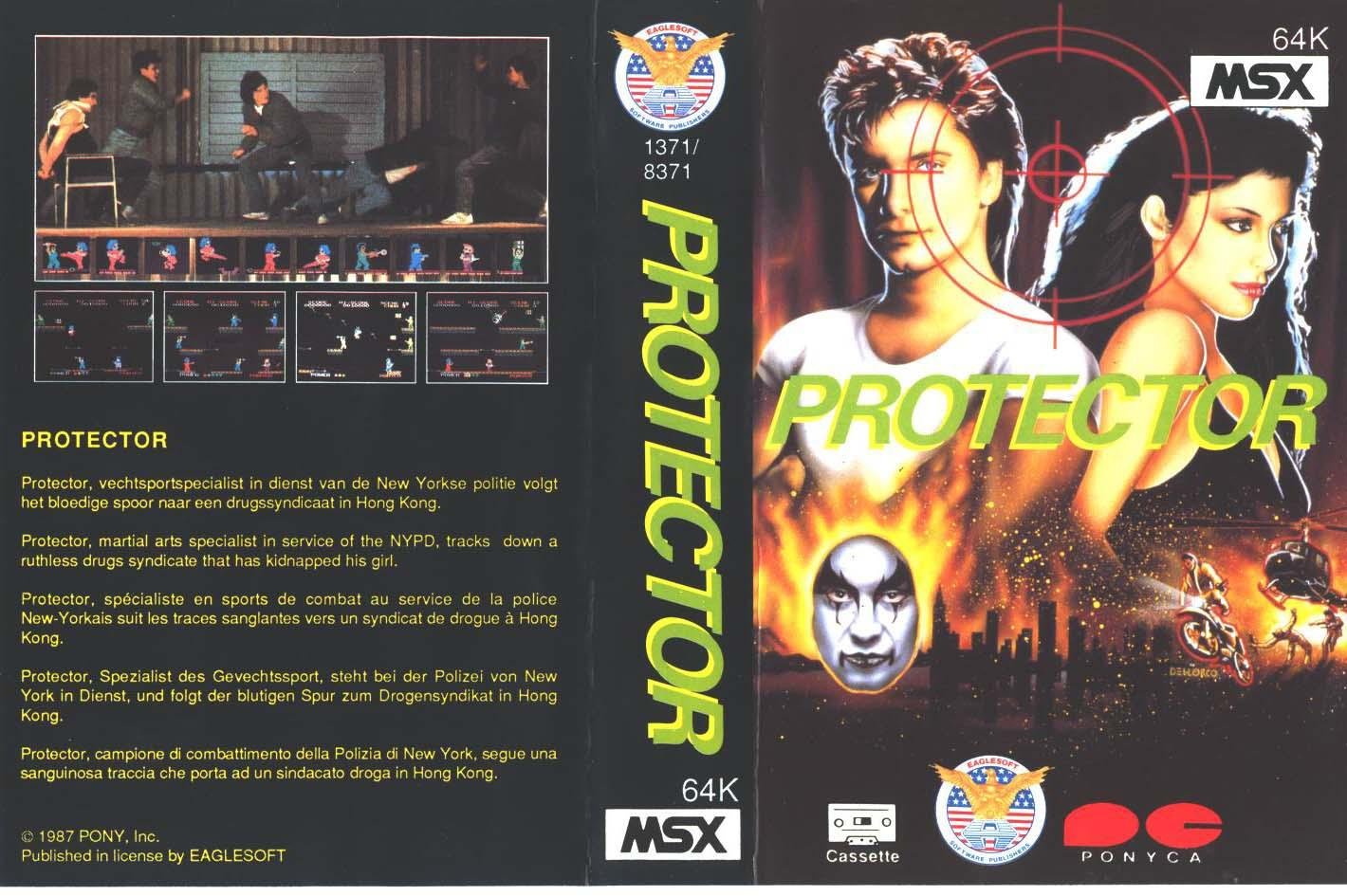 Caratula de Protector, The para MSX
