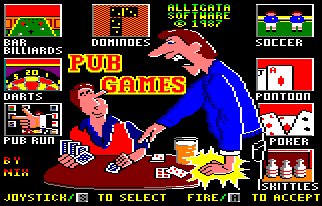 Pantallazo de Pub Games para Amstrad CPC
