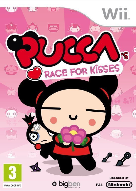 Caratula de Pucca: Race for Kisses para Wii