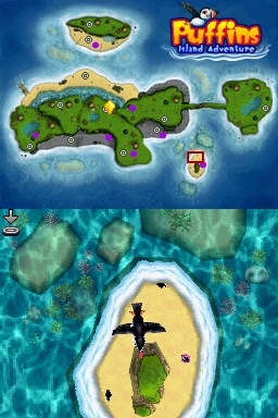 Pantallazo de Puffins: Island Adventure para Nintendo DS