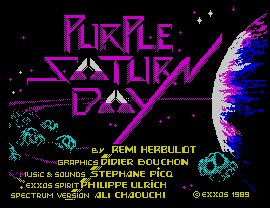 Pantallazo de Purple Saturn Day para Spectrum