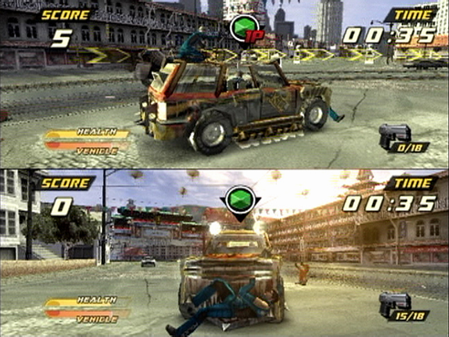 Pantallazo de Pursuit Force: Extreme Justice para PlayStation 2