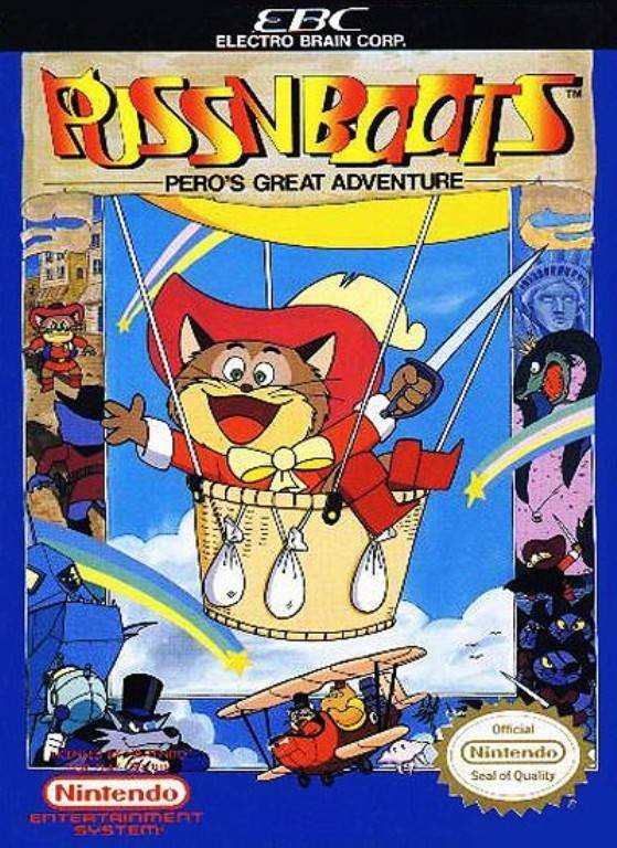 Caratula de Puss 'n Boots: Pero's Great Adventure para Nintendo (NES)