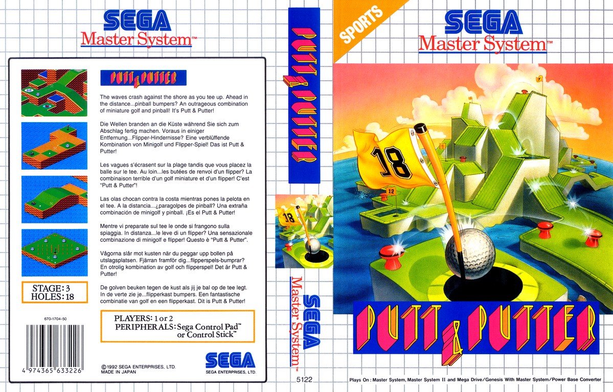 Caratula de Putt & Putter para Sega Master System