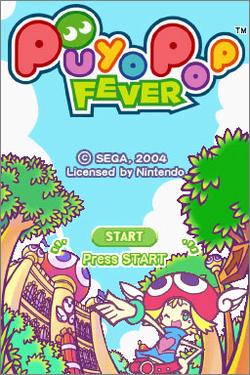 Pantallazo de Puyo Pop Fever para Nintendo DS
