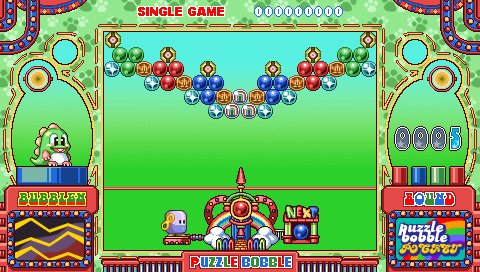 Puzzle Bobble Pocket (Japonés) (Pantallazo de PSP) a tamaño completo