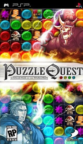 Caratula de Puzzle Quest: Challenge of the Warlords para PSP