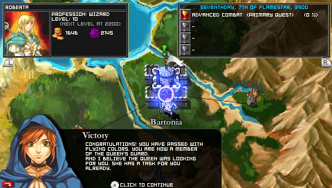 Pantallazo de Puzzle Quest: Challenge of the Warlords para PSP