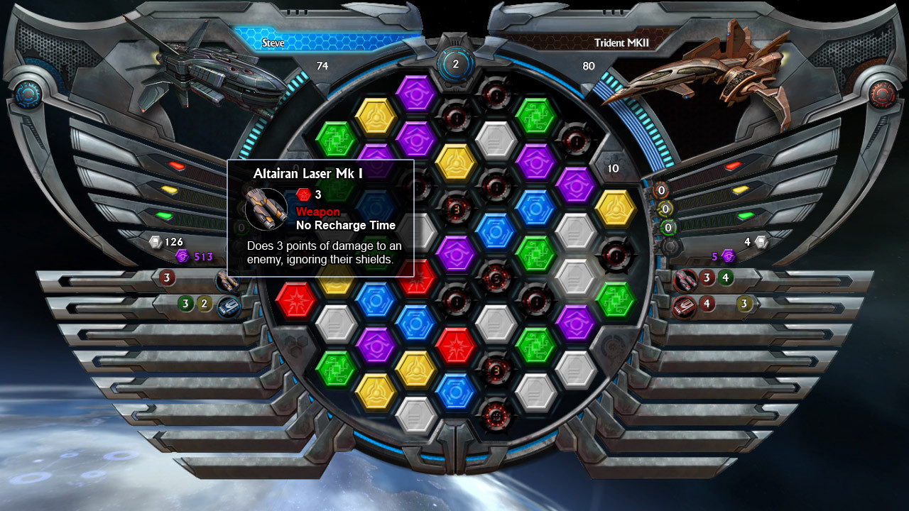 Pantallazo de Puzzle Quest: Galactrix (Xbox Live Arcade) para Xbox 360