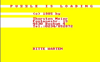 Pantallazo de Puzzle para Amstrad CPC