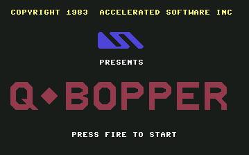 Pantallazo de Q-Bopper para Commodore 64
