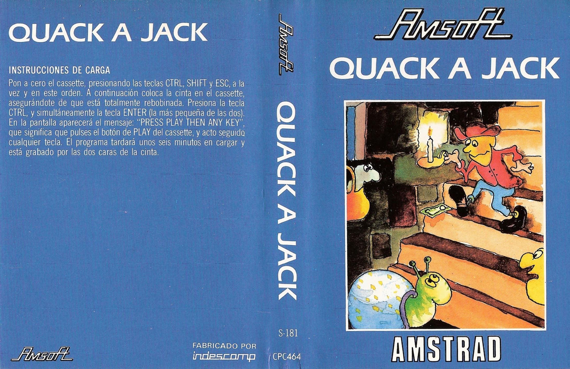 Caratula de Quack a Jack para Amstrad CPC