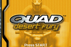 Pantallazo de Quad Desert Fury para Game Boy Advance