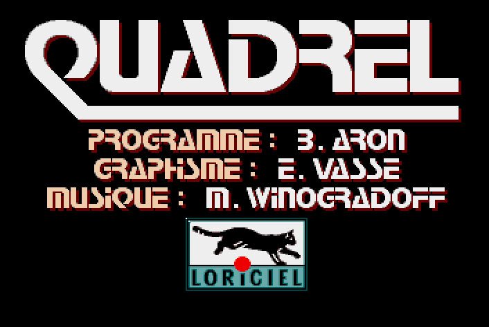 Pantallazo de Quadrel para Atari ST