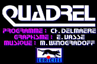 Pantallazo de Quadrel para Amstrad CPC