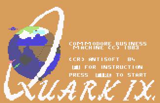 Pantallazo de Quarkix para Commodore 64