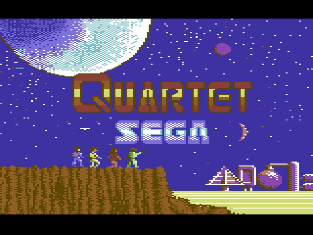 Pantallazo de Quartet para Commodore 64