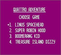 Pantallazo de Quattro Adventure para Nintendo (NES)