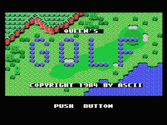 Pantallazo de Queen's Golf para MSX
