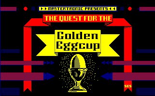 Pantallazo de Quest For The Golden Eggcup para Amstrad CPC