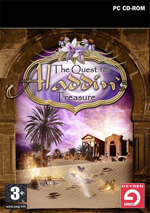 Caratula de Quest for Aladdin's Treasure para PC