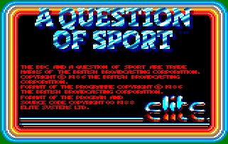 Pantallazo de Question Of Sport, A para Amstrad CPC