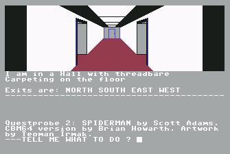 Pantallazo de Questprobe 2: Spiderman para Commodore 64