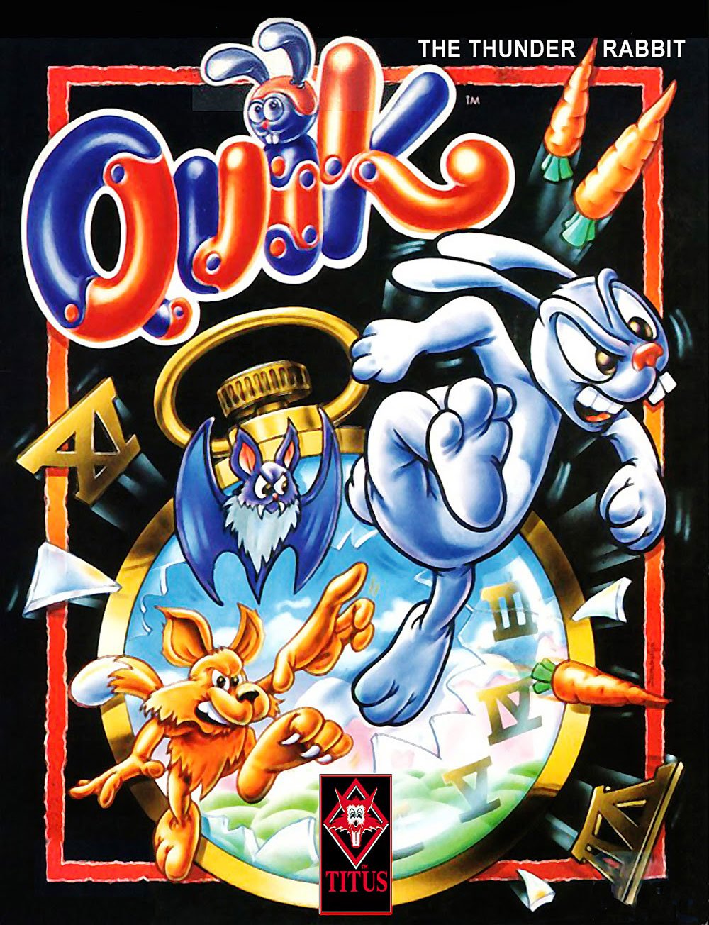 Caratula de Quik: The Thunder Rabbit para PC