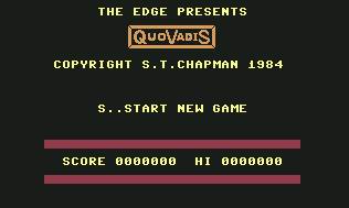 Pantallazo de Quovadis para Commodore 64