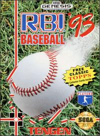 Caratula de R.B.I. Baseball '93 para Sega Megadrive