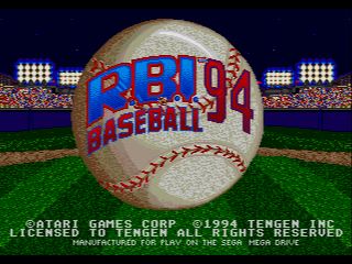 Pantallazo de R.B.I. Baseball '94 para Sega Megadrive
